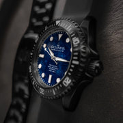 Oceaneva Deep Marine Explorer III Automatic 3000M Pro Diver Black Navy Mother Of Pearl Limited Edition - Watches.com - BKIIINBMP200BK