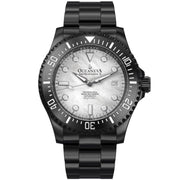 Oceaneva Deep Marine Explorer III Automatic 3000M Pro Diver Black White Mother Of Pearl Limited Edition - Watches.com - BKIIIWMP200BK