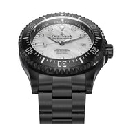 Oceaneva Deep Marine Explorer III Automatic 3000M Pro Diver Black White Mother Of Pearl Limited Edition - Watches.com - BKIIIWMP200BK