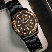 Oceaneva Deep Marine Explorer III Automatic 3000M Pro Diver Bronze Limited Edition - Watches.com - BRIIIBRZ200BK