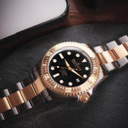 Oceaneva Deep Marine Explorer III Automatic 3000M Pro Diver Rose Gold Limited Edition - Watches.com - RGIIIBK200ST