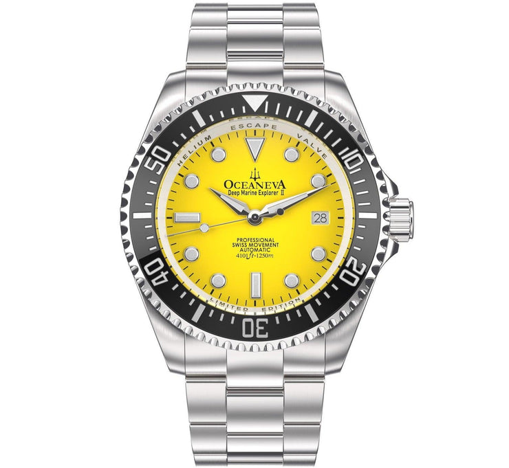 Oceaneva Deep Marine Explorer II 1250M Pro Diver Yellow Limited Edition