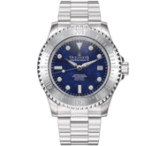 Oceaneva Oceaneva Men's Deep Marine Explorer III 3000M Pro Diver Watch Navy Mother Of Pearl Dial