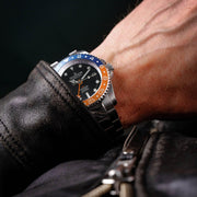 Oceaneva Deep Marine Explorer GMT Automatic 1250M Pro Diver Blue Orange