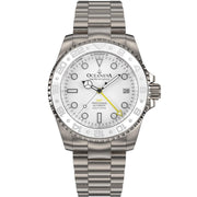 Oceaneva GMT Titanium Deep Marine Explorer 1250M Automatic All White