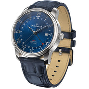 Oceaneva OceanTrek GMT 200m Automatic Blue - Watches.com - OTBL200M34NH