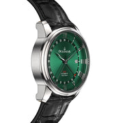 Oceaneva OceanTrek GMT 200m Automatic Green Black - Watches.com - OTGR200M34NH - Black Strap