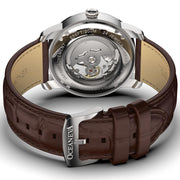 Oceaneva OceanTrek GMT 200m Automatic Olive Brown - Watches.com - OTOD200M34NH - brown strap