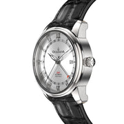 Oceaneva OceanTrek GMT 200m Automatic Silver Black - Watches.com - OTSV200M34NH - Black strap