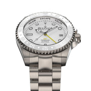 Oceaneva Titanium Deep Marine Explorer GMT Automatic 1250M All White - Watches.com - WH.WH.NHCR.GMT.TT