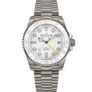 Oceaneva Titanium Deep Marine Explorer GMT Automatic 1250M All White - Watches.com - WH.WH.NHCR.GMT.TT