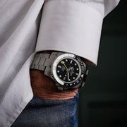 Oceaneva Titanium Deep Marine Explorer GMT Automatic 1250M Black - Watches.com - BK.BK.NHCR.WH.GMT.TT