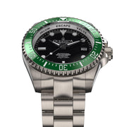 Oceaneva Titanium Deep Marine Explorer II Automatic 1250M Black Green Limited Edition - Watches.com - GRII200BKTT