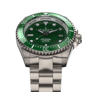 Oceaneva Titanium Deep Marine Explorer II Automatic Green Limited Edition - Watches.com - GRII200GRTT