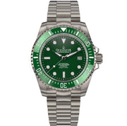 Oceaneva Titanium Deep Marine Explorer II Automatic Green Limited Edition - Watches.com - GRII200GRTT