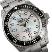 Oceaneva Titanium Deep Marine Explorer II Automatic Mother of Pearl Limited Edition - Watches.com - BKII200WHMOPTT