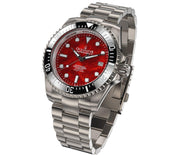 Oceaneva Titanium Deep Marine Explorer II Automatic Red Limited Edition - Watches.com - BKII200RDMOPTT