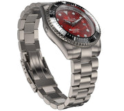 Oceaneva Titanium Deep Marine Explorer II Automatic Red Limited Edition - Watches.com - BKII200RDMOPTT