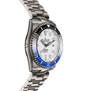 Oceaneva Titanium Deep Marine Explorer II Automatic White Blue Limited Edition - Watches.com - BLIIBK200WHTT