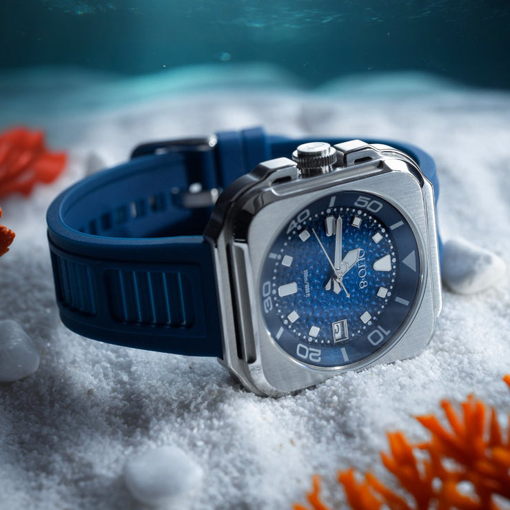 Olto - 8 Coral Steward Diving Automatic Marine Blue - Watches.com - O4 - 1171 - S07