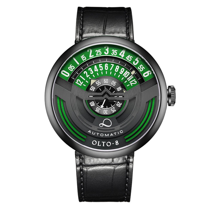 Olto-8 Infinity-I RPM Automatic Green angled shot picture