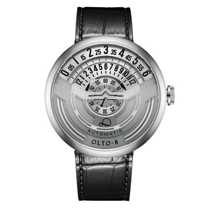 Olto-8 Infinity-I RPM Automatic Silver angled shot picture