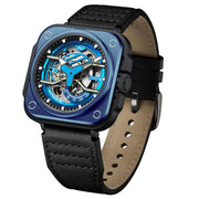 Olto - 8 Iron - Ex Skeleton Automatic Blue - Watches.com - G2 - S638 - L3