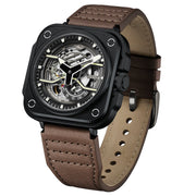 Olto - 8 Iron - Ex Skeleton Automatic Brown - Watches.com - G2 - S331 - L9