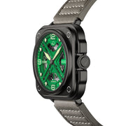 Olto - 8 Iron - X Square Skeleton Automatic Green - Watches.com - G1 - S272 - L2