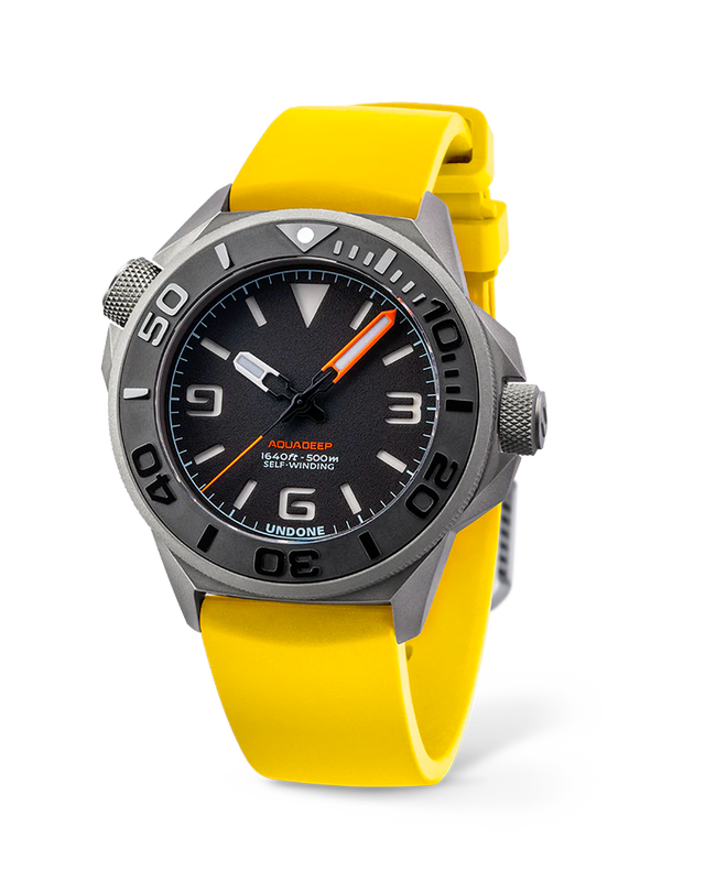 Undone Aquadeep Signal Yellow Automatic