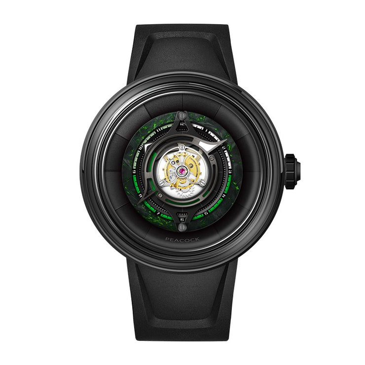 Peacock Black Hole Tourbillon Black - Watches.com - PBG0101.01