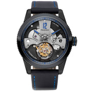 Peacock Pathfinder Carbon Fiber Tourbillon Blue Black - Watches.com - P501 - 4 - Blue - Black