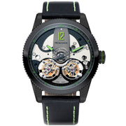 Peacock Pathfinder Double Tourbillon Black Green - Watches.com - P531 - 4 - Green