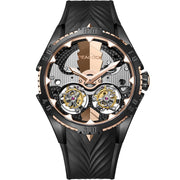 Peacock Plume Monarch Double Tourbillon Rose Gold - Watches.com - PAG0101