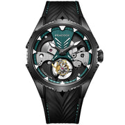 Peacock Plume Warrior Tourbillon Green - Watches.com - PAG0102 - Green