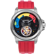 Peacock Time Color Tourbillon Red - Watches.com - P506 - 1 - Red