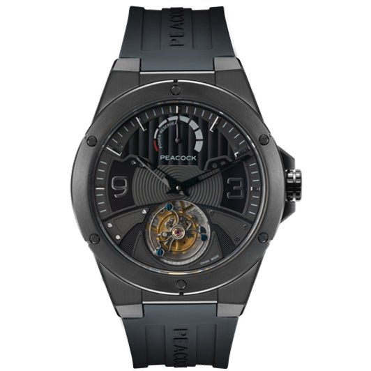 Peacock Voyager Tourbillon Automatic All Black - Watches.com - P509 - 4