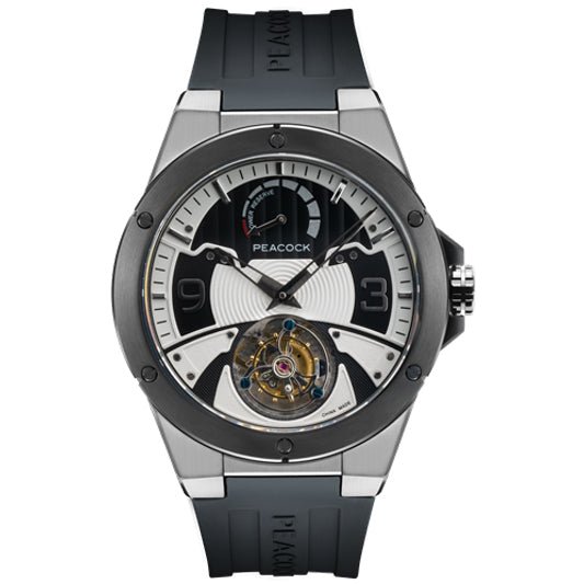 Peacock Voyager Tourbillon Automatic Gunmetal - Watches.com - P509 - 1