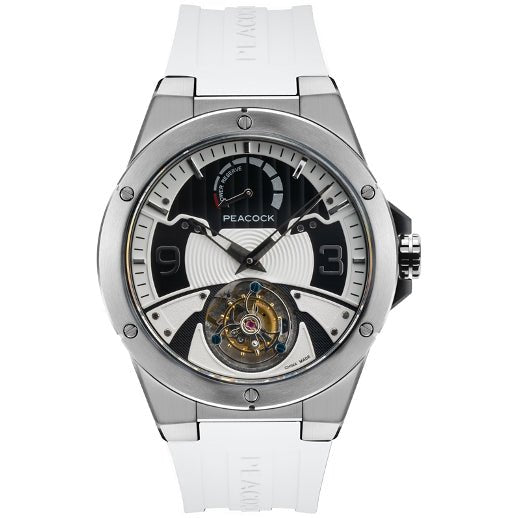 Peacock Voyager Tourbillon Automatic White - Watches.com - P509 - 2