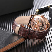 Peacock Witness Double Tourbillon 18K Rose Gold Brown - Watches.com - P531 - 1