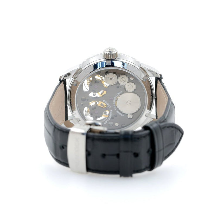 Peacock Witness Double Tourbillon Silver Steel - Watches.com - P531 - 3