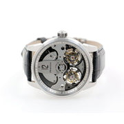 Peacock Witness Double Tourbillon Silver Steel - Watches.com - P531 - 3