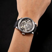 Peacock Witness Double Tourbillon Silver Steel - Watches.com - P531 - 3