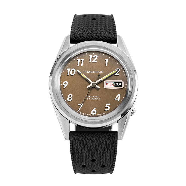 Praesidus Rec Spec Khaki Brown - Watches.com - P - 38 - KTW - BCK1