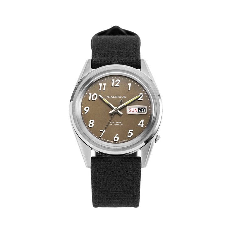 Praesidus Rec Spec Khaki Brown - Watches.com - P - 38 - KTW - BCK1