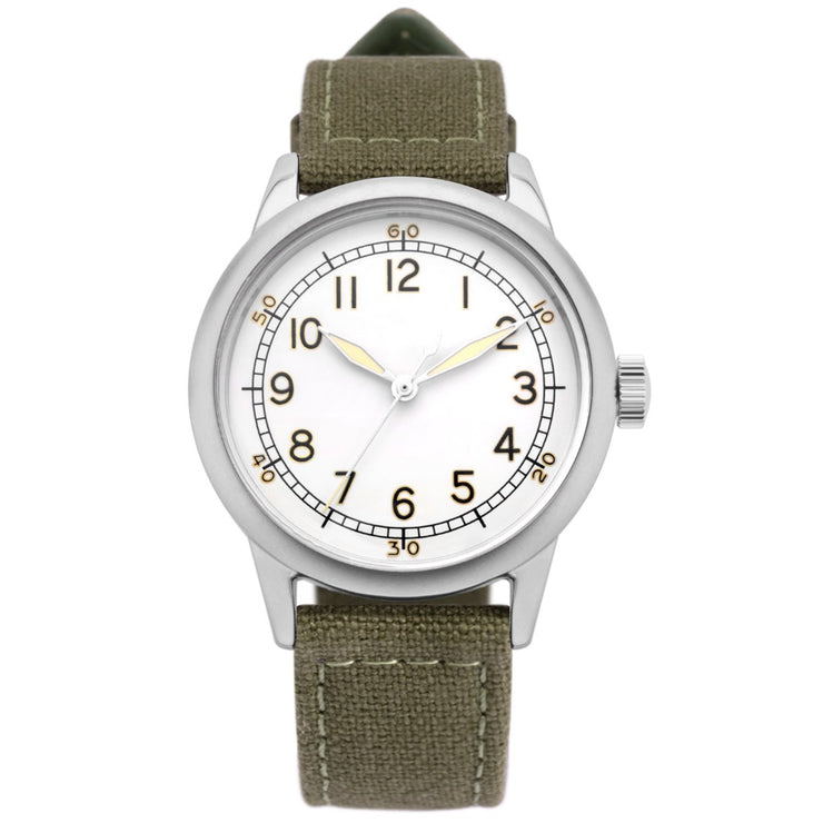 Praesidus Spec 2 Ameriquartz Patina Canvas White - Watches.com - PV2 - 32 - MIC - GRK1