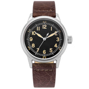 Praesidus Spec 2 Ameriquartz Patina Leather Black - Watches.com - PV2 - 32 - MBE - DBRK1