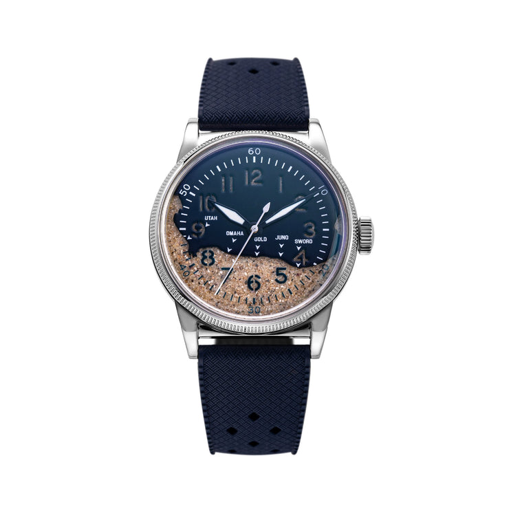 Praesidus Utah Beach A - 11 Ocean Blue - Watches.com - P - 38 - SDBL - BLRAG