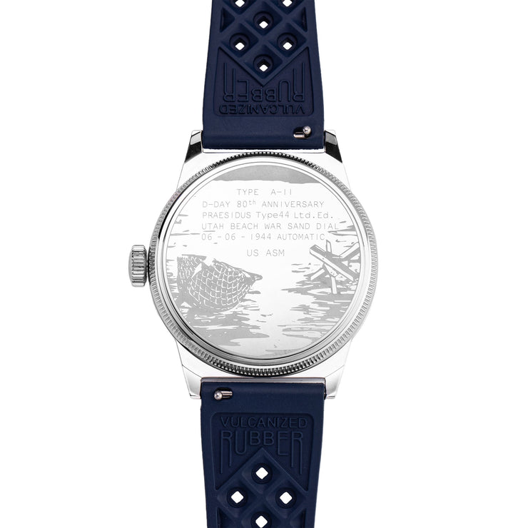 Praesidus Utah Beach A - 11 Ocean Blue - Watches.com - P - 38 - SDBL - BLRAG