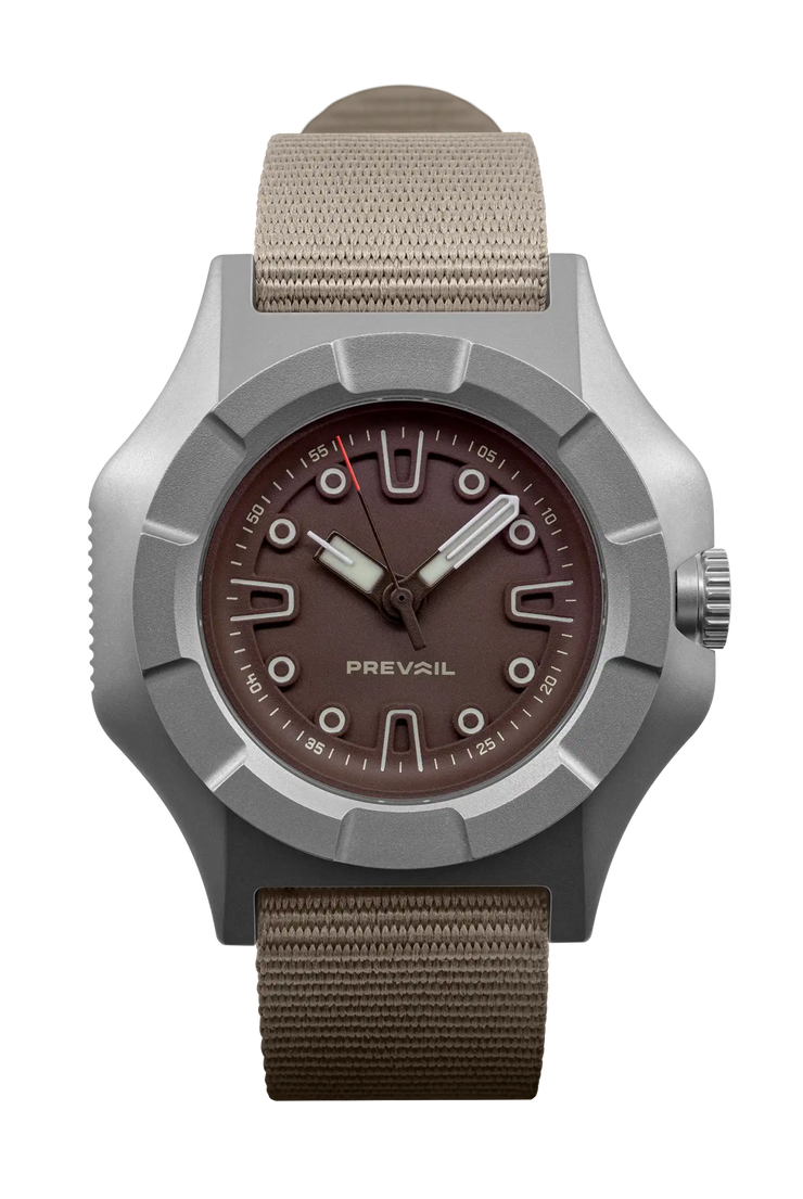 Prevail Onward Future Field Watch Tactical Shovelhead - Watches.com - ON - TAC - BRN